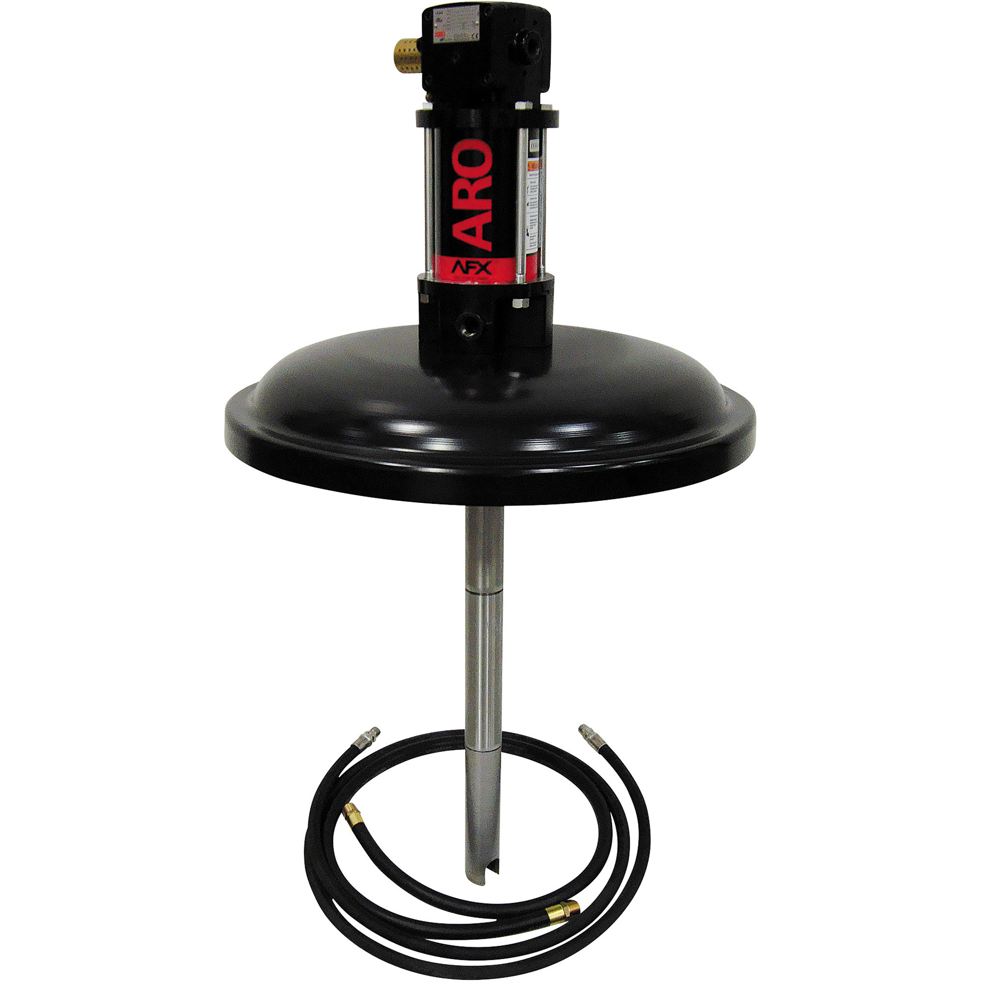 Ingersoll Rand ARO Air-Operated Grease Pump with Drum Cover, Fits 400-Lb. Drum, 150 PSI, Model# DC0450L53PKL1000